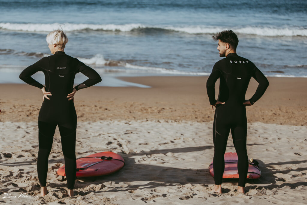 Surf en San Sebastian, playa Zurriola