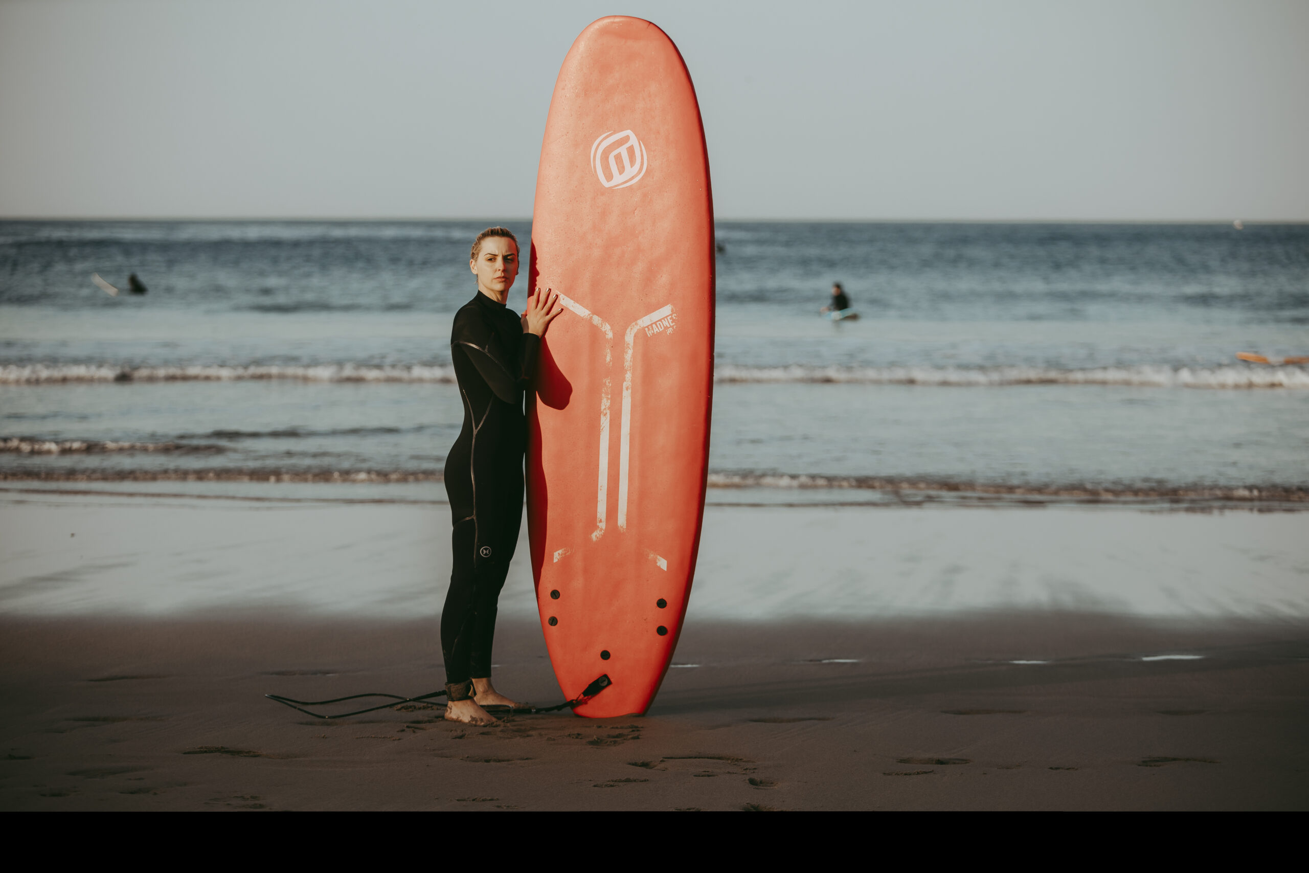 Surf en San Sebastian, playa Zurriola