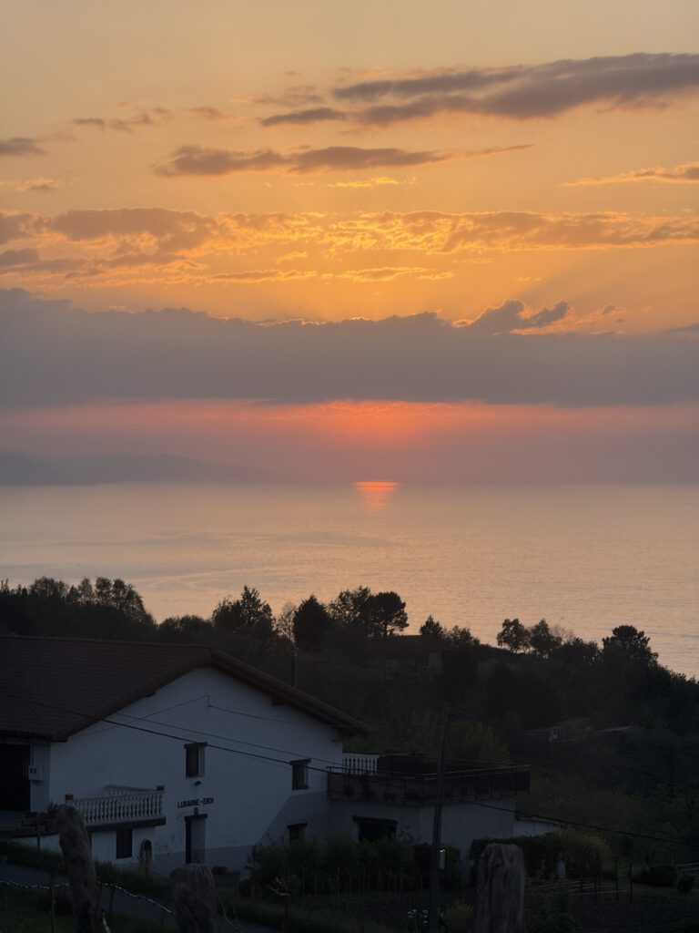 atardecer en san sebastian