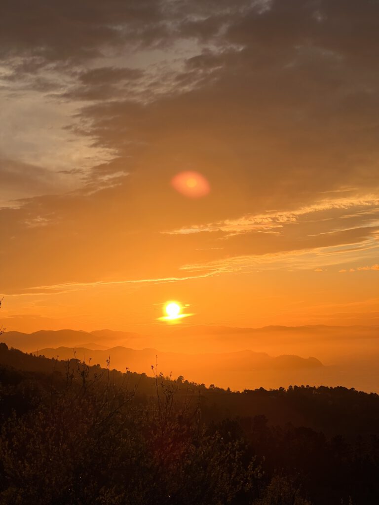 atardecer en san sebastian