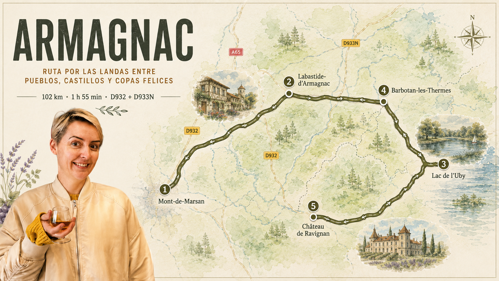 ruta por armagnac
